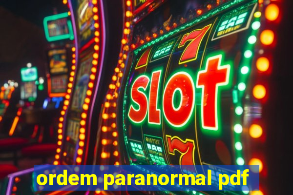 ordem paranormal pdf